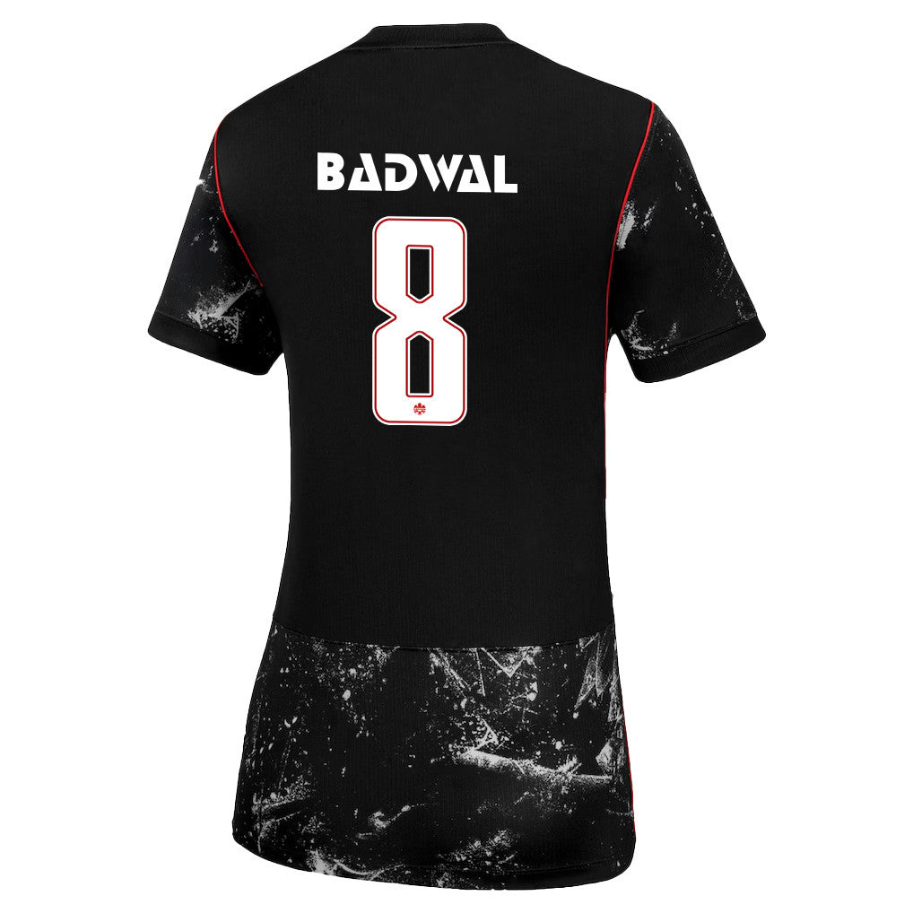 Jeevan Badwal 8 Women's Canada National Team 2026 Away Jersey - Black