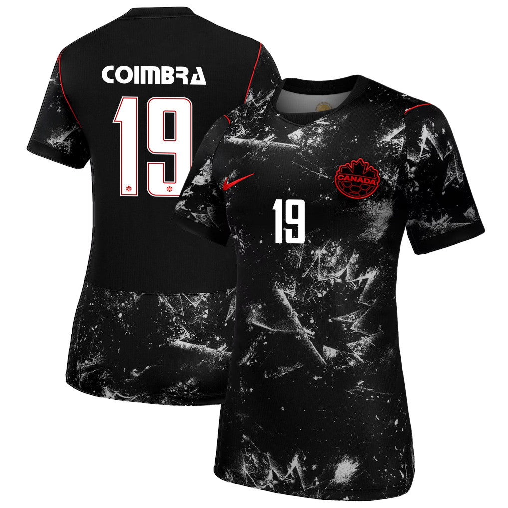 Tiago Coimbra 19 Women's Canada National Team 2026 Away Jersey - Black
