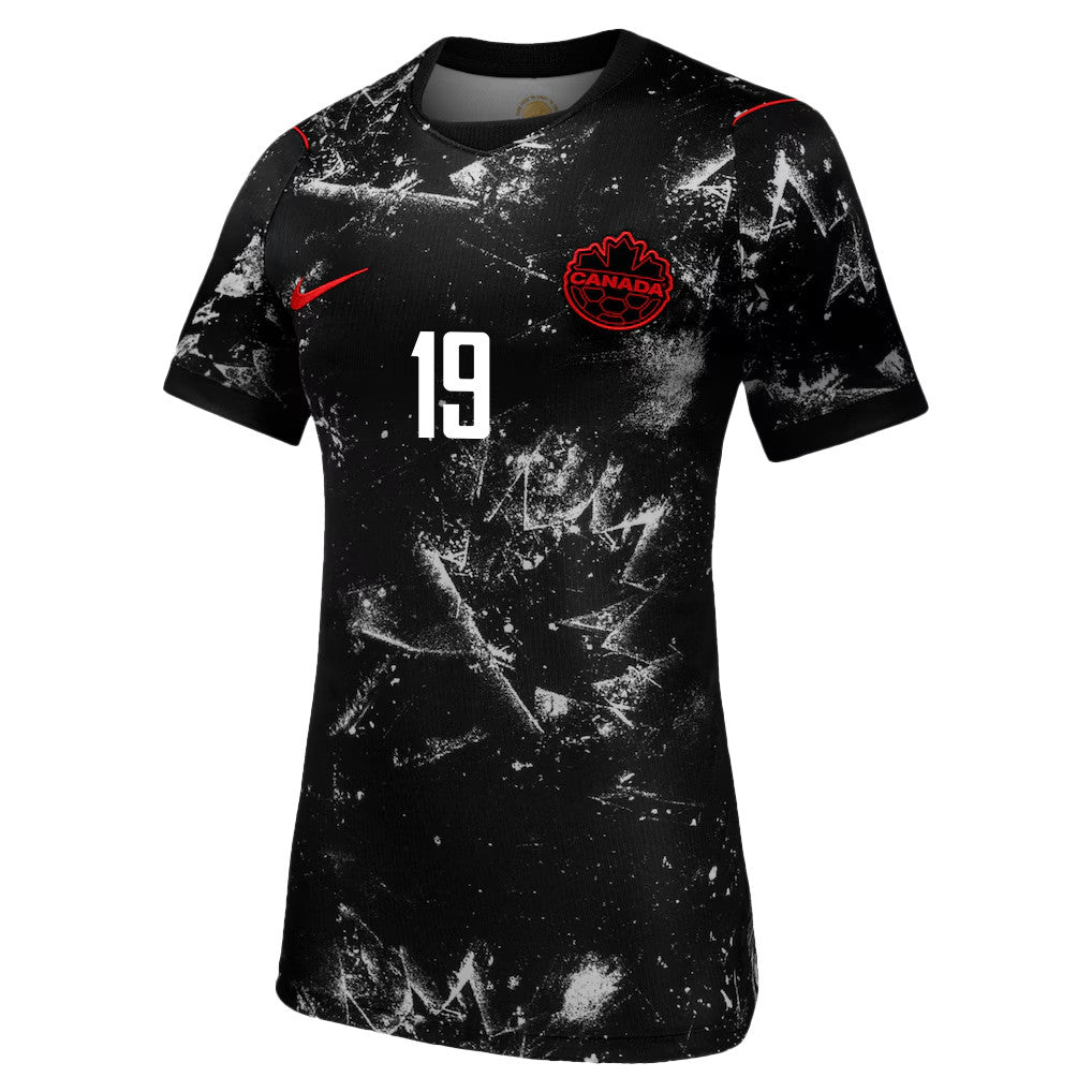 Tiago Coimbra 19 Women's Canada National Team 2026 Away Jersey - Black