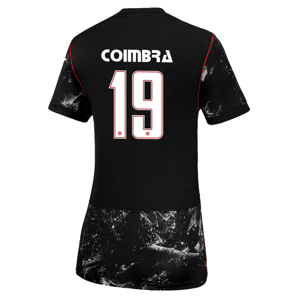 Tiago Coimbra 19 Women's Canada National Team 2026 Away Jersey - Black