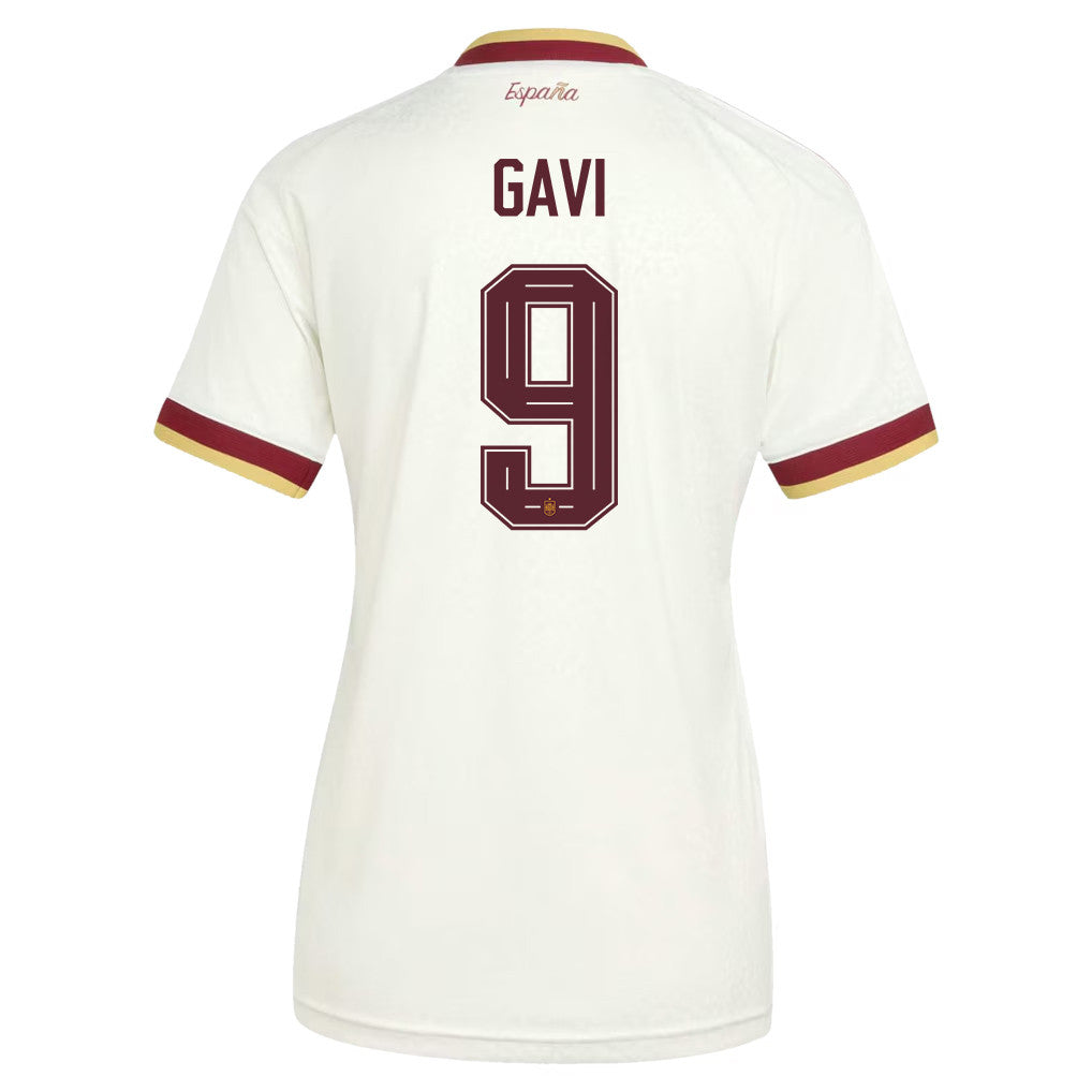 Gavi 9 Women's Spain National Team 2026 Away Jersey - White