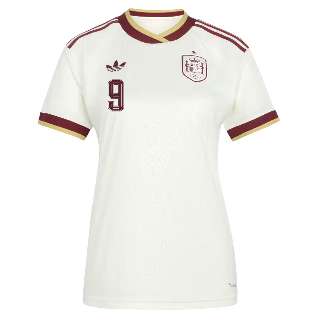 Gavi 9 Women's Spain National Team 2026 Away Jersey - White
