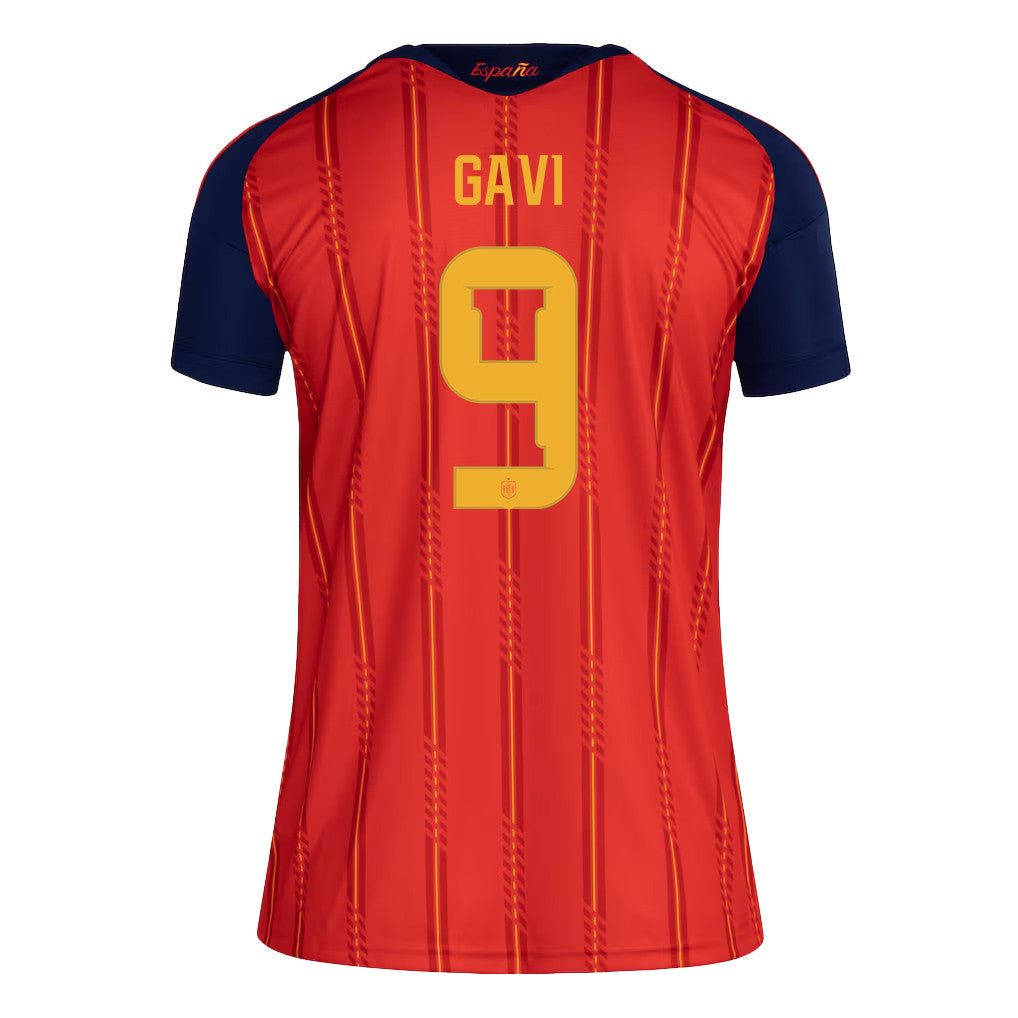 Gavi 9 Women's Spain National Team 2026 Home Jersey - Red