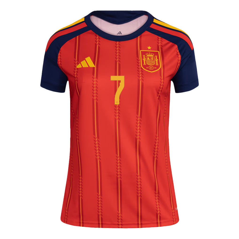 Álvaro Morata 7 Women's Spain National Team 2026 Home Jersey - Red