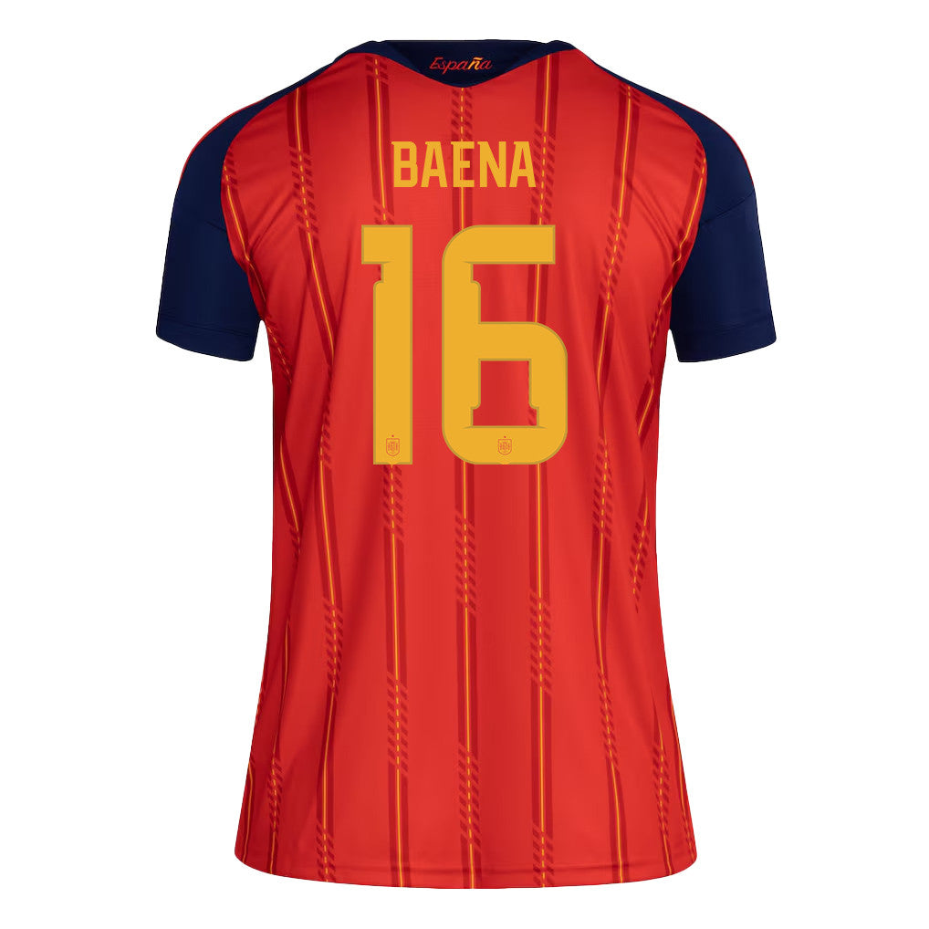 Alex Baena 16 Women's Spain National Team 2026 Home Jersey - Red