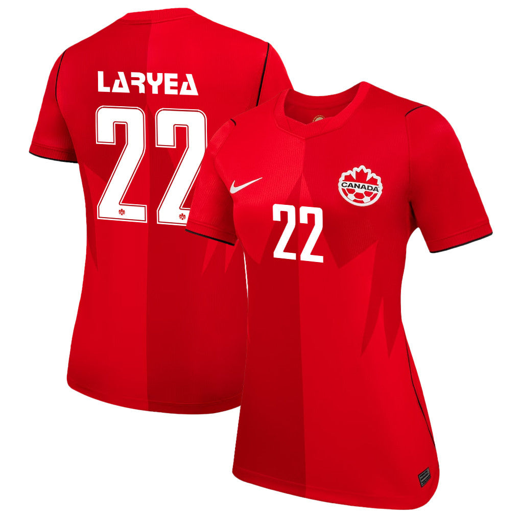 Richie Laryea 22 Women's Canada National Team 2026 Home Jersey - Red