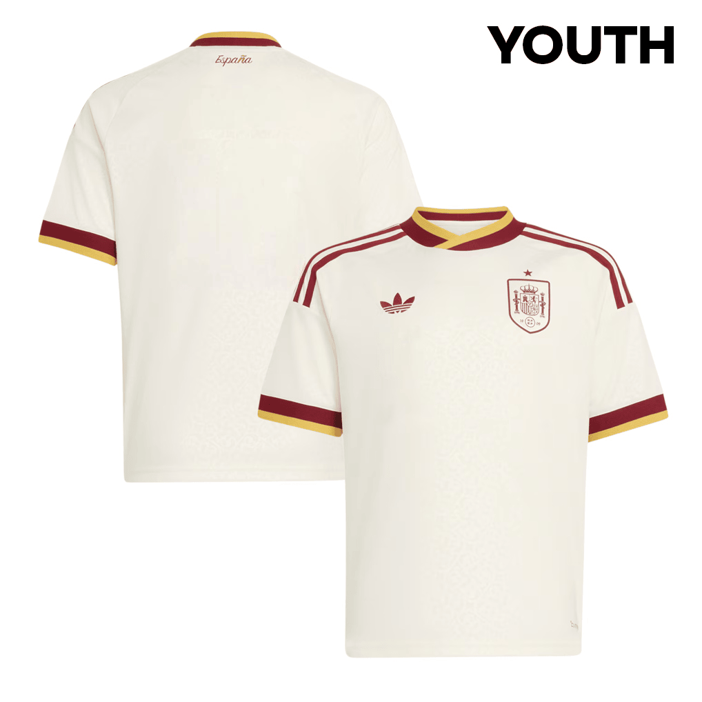 Spain National Team 2026 Youth Away Jersey - White