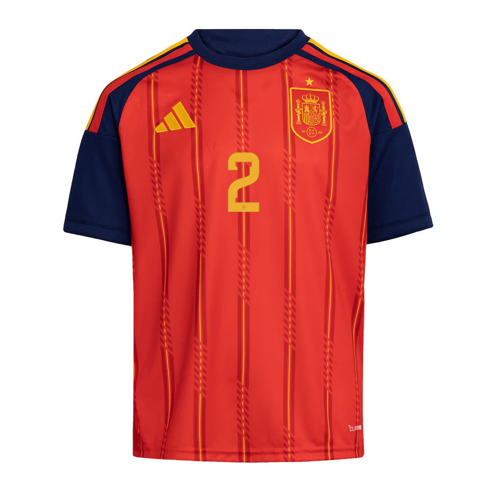 Pedro Porro 2 Youth Spain National Team 2026 Home Jersey - Red