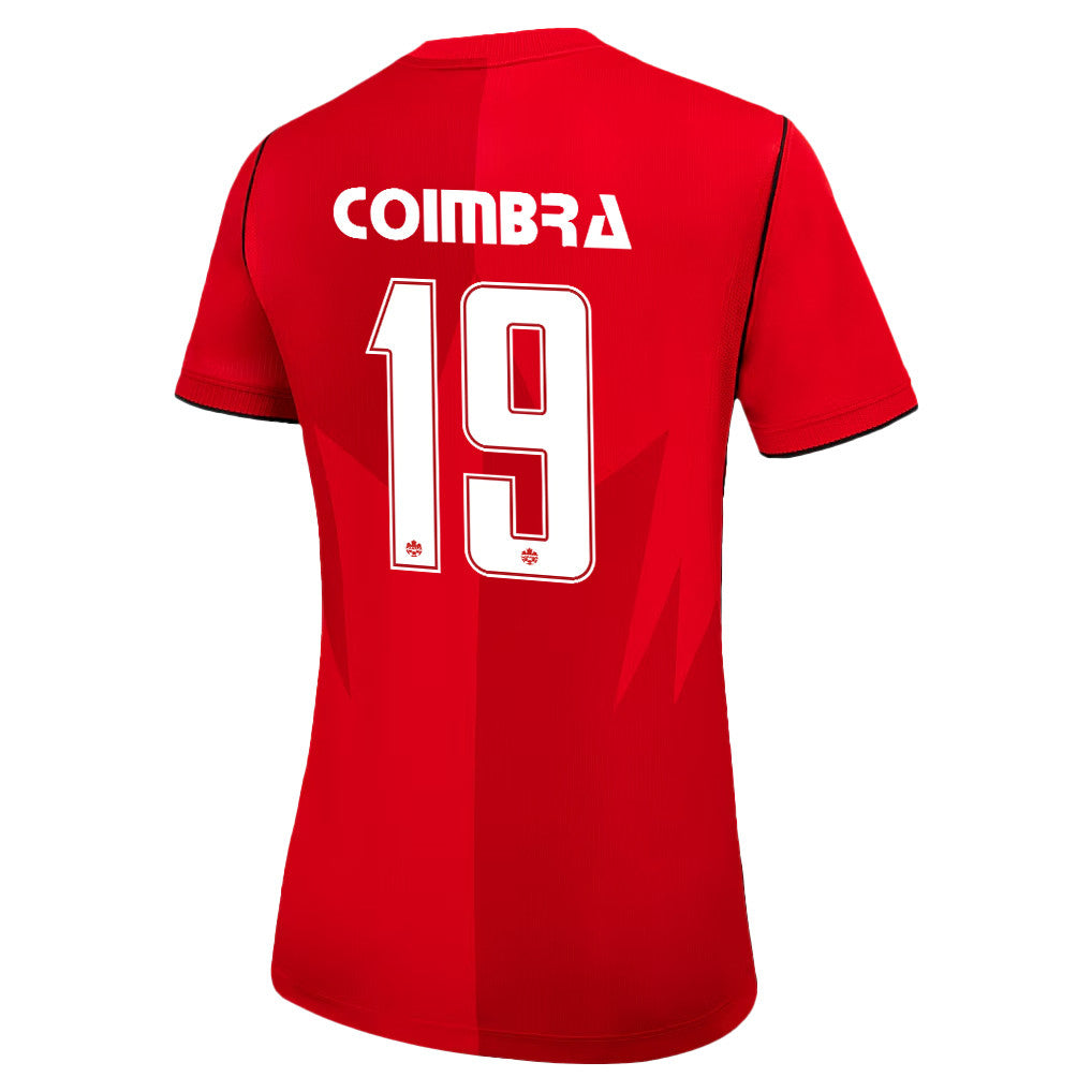 Tiago Coimbra 19 Women's Canada National Team 2026 Home Jersey - Red