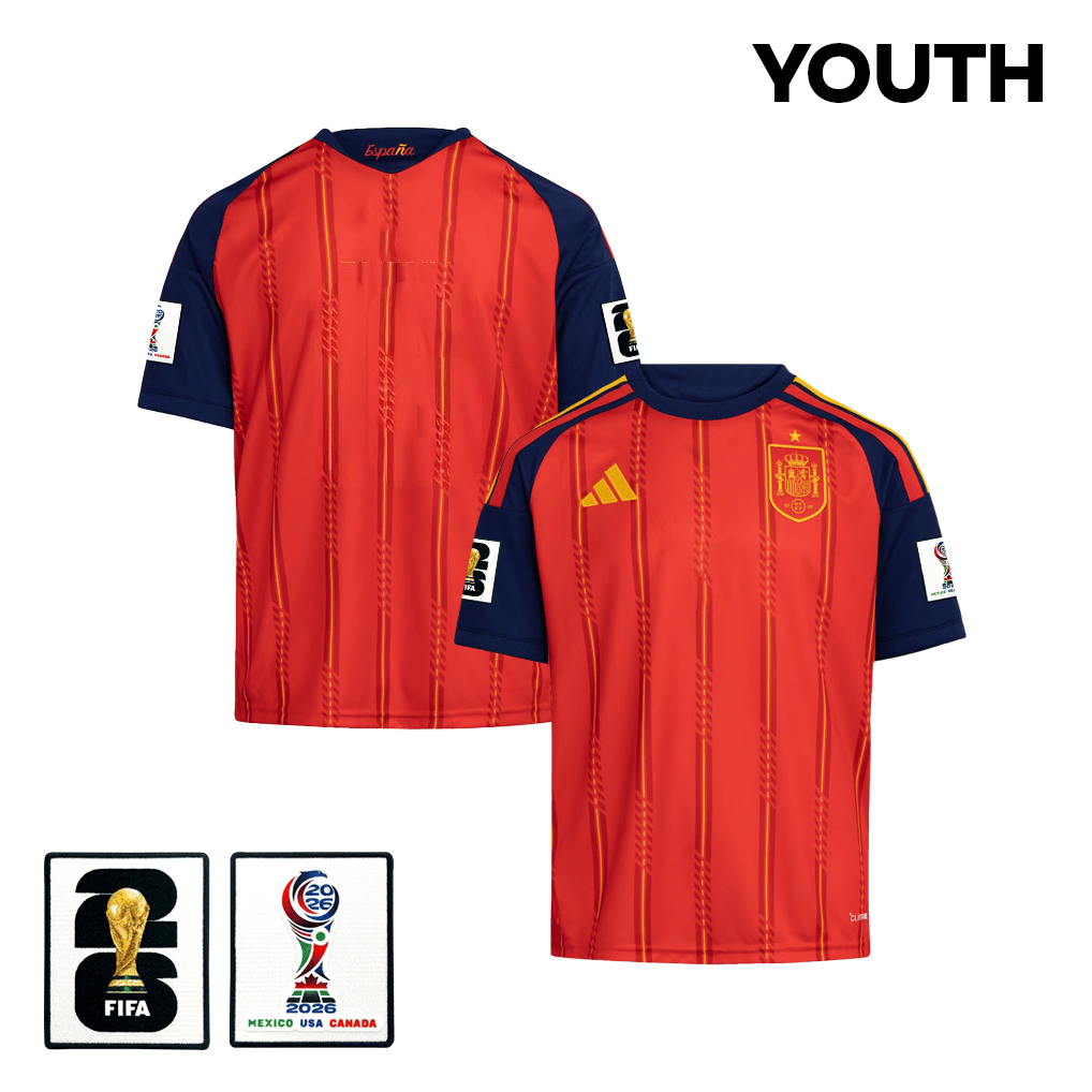 Spain National Team 2026 Youth Home Jersey - Red