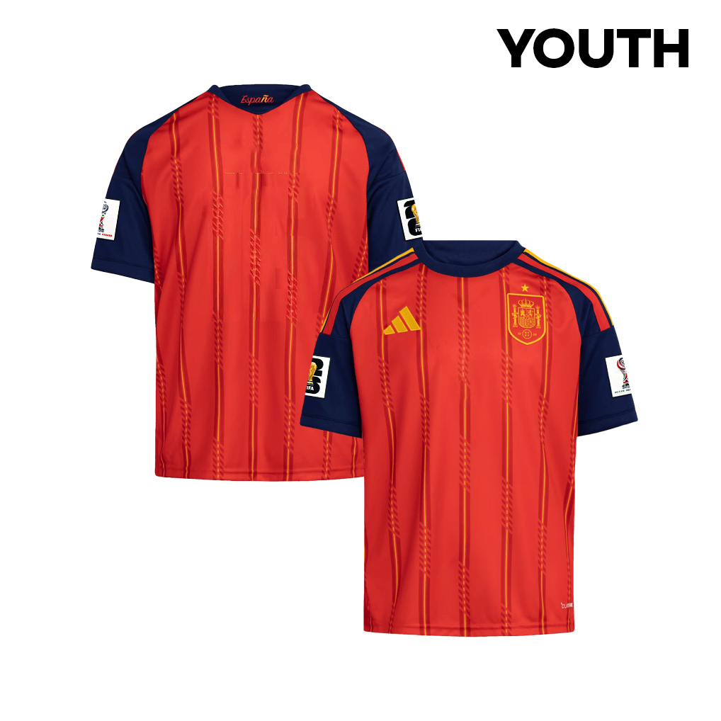 Spain National Team 2026 Youth Home Jersey - Red