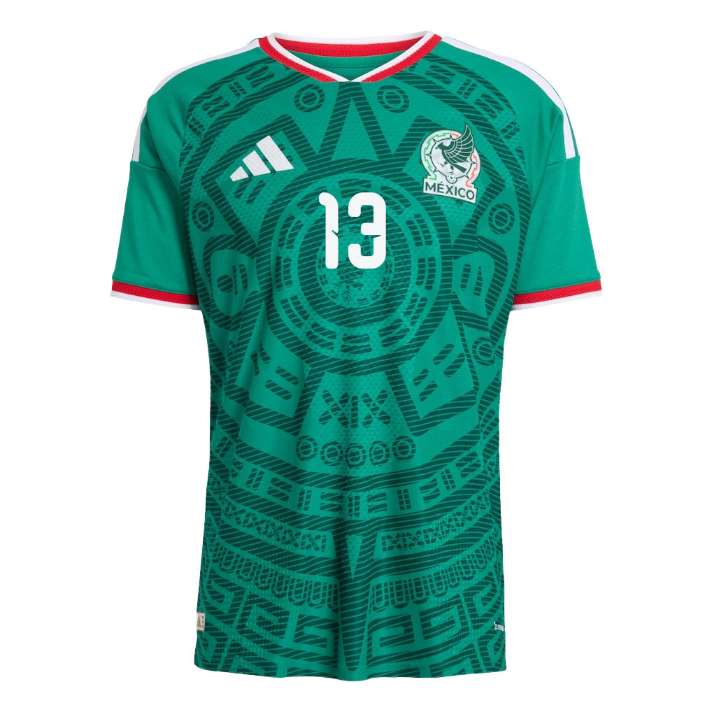 Guillermo Ochoa 13 Mexico National Team 2026 Home Jersey - Green, Men