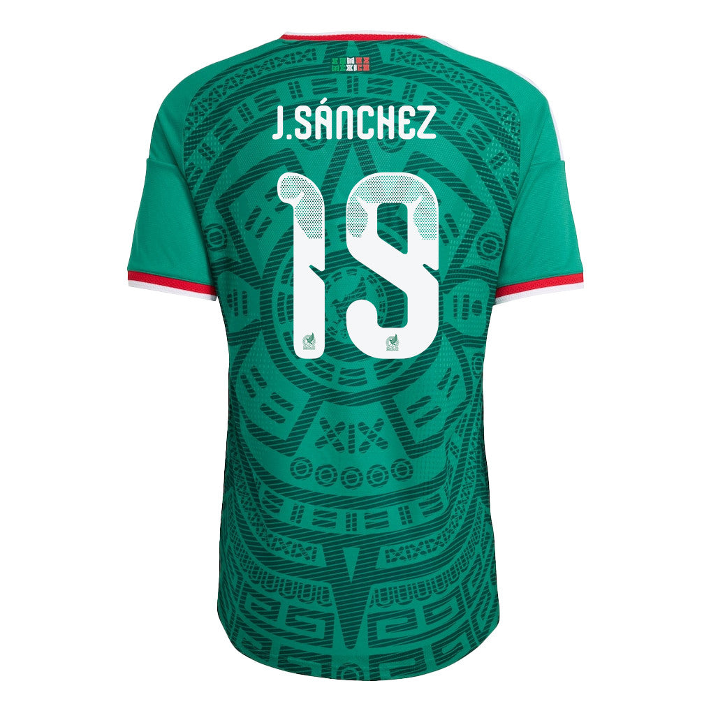 Jorge Sánchez 19 Mexico National Team 2026 Home Jersey - Green, Men