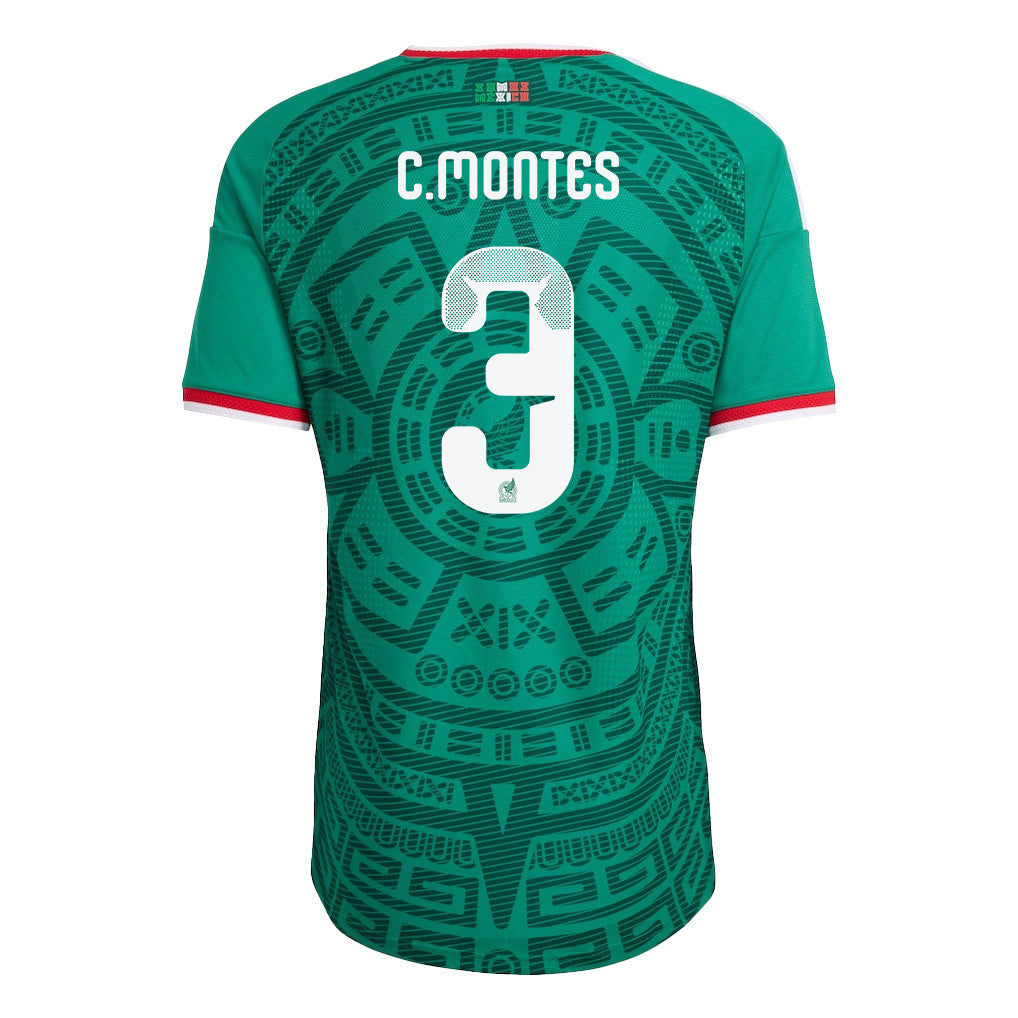 César Montes 3 Mexico National Team 2026 Home Jersey - Green, Men