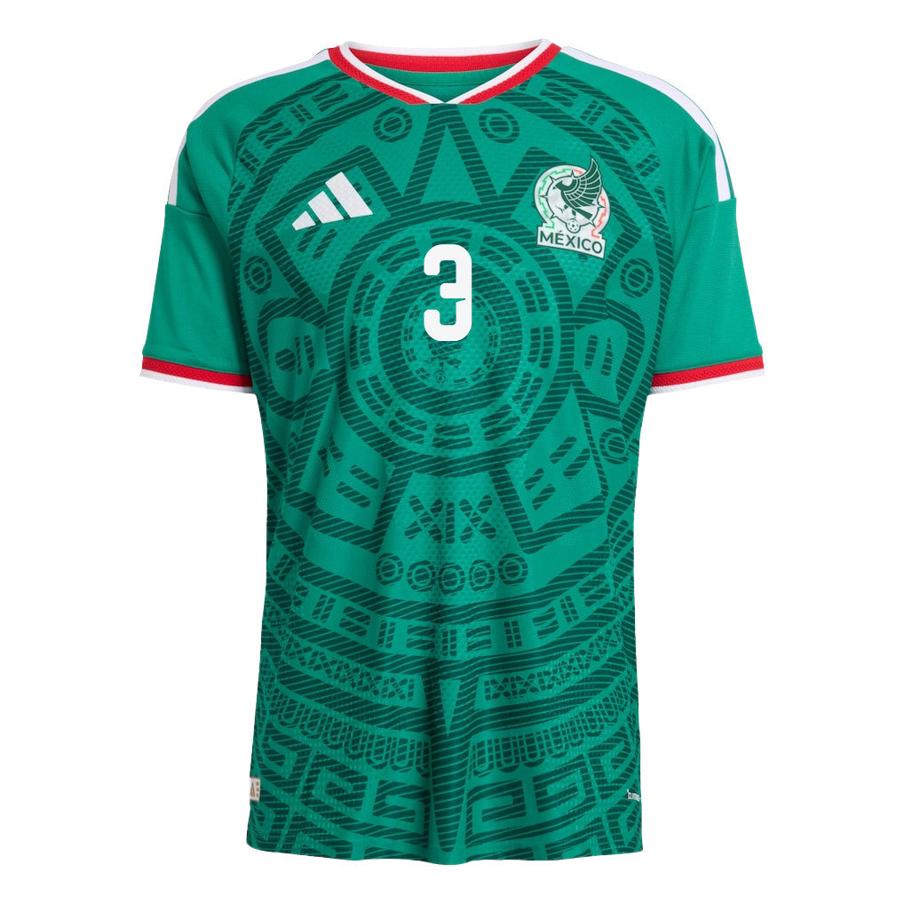 César Montes 3 Mexico National Team 2026 Home Jersey - Green, Men