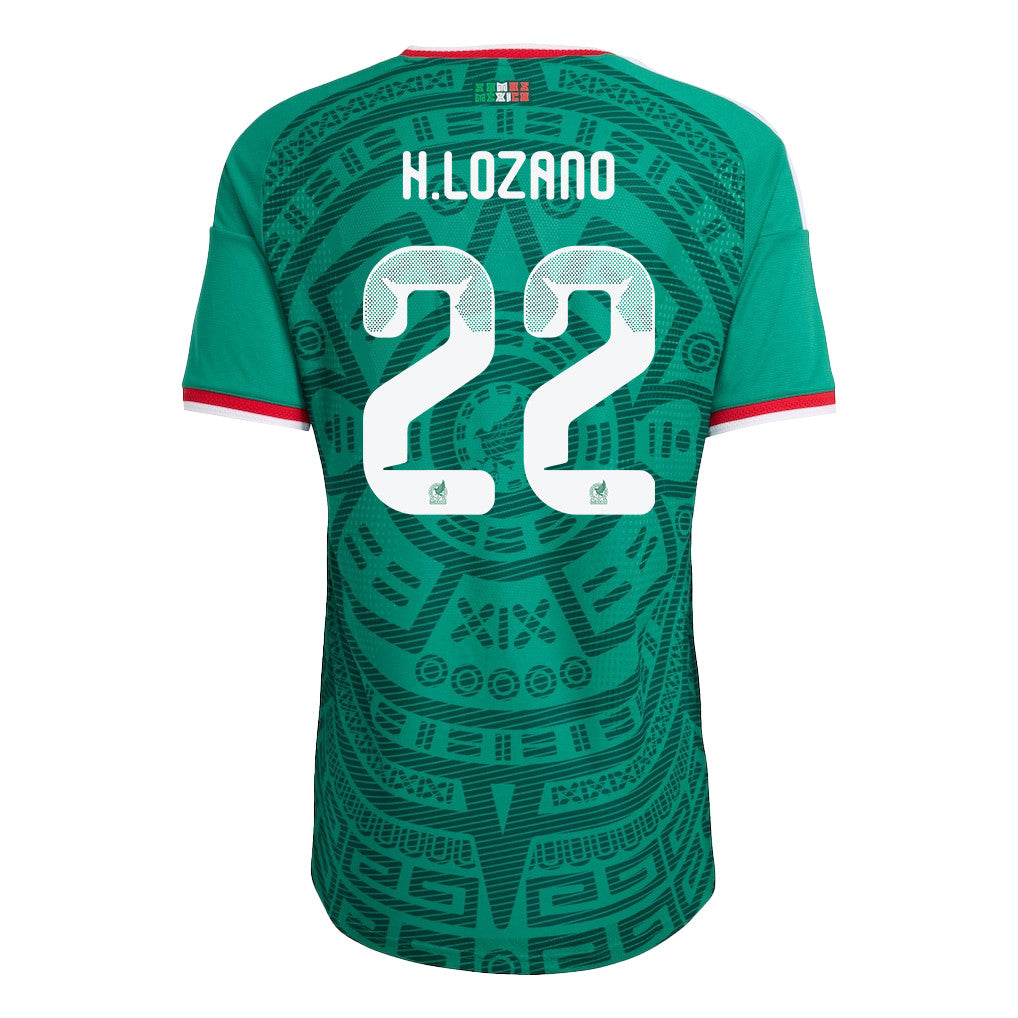 Hirving Lozano 22 Mexico National Team 2026 Home Jersey - Green, Men