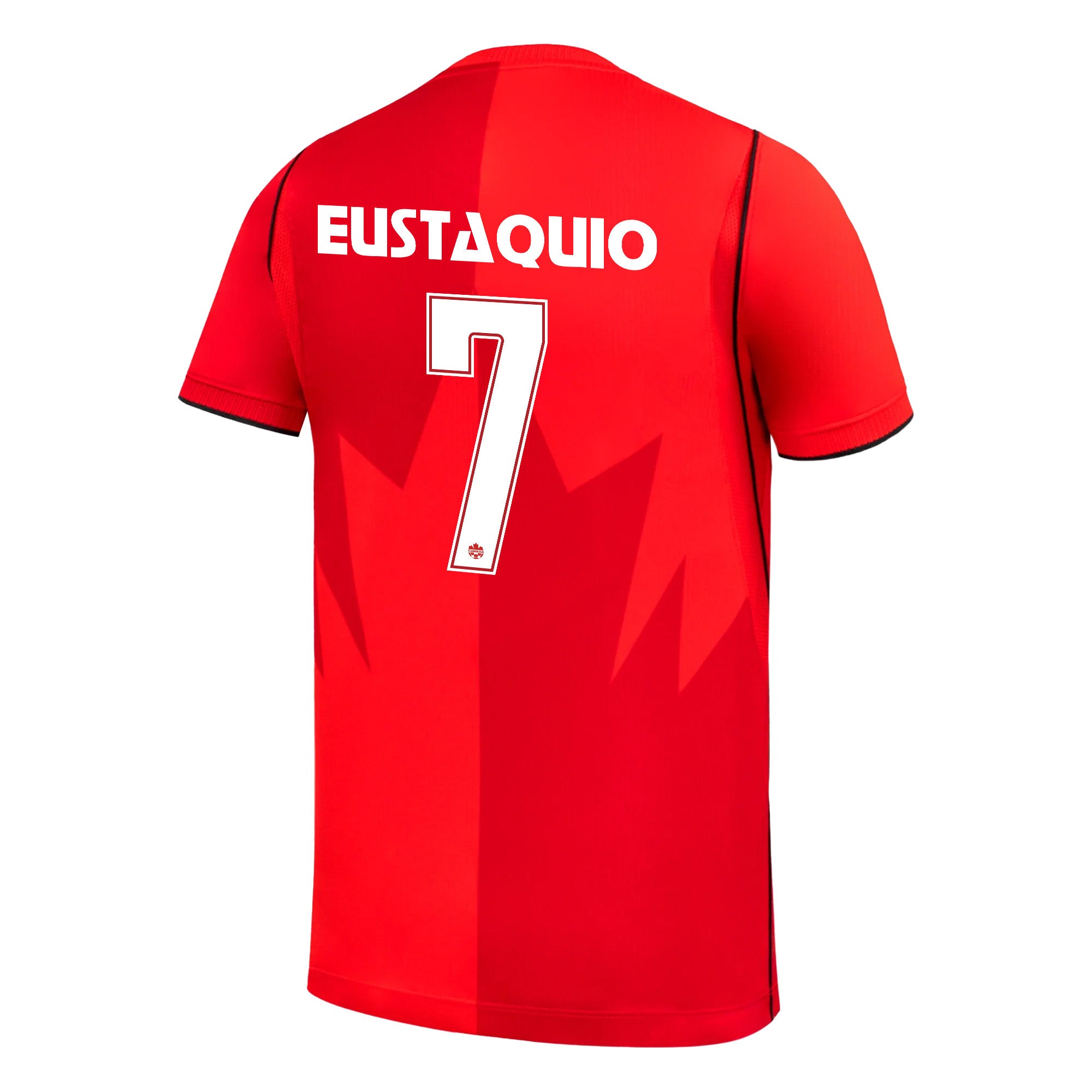 Stephen Eustáquio 7 Youth Canada National Team 2026 Home Jersey - Red