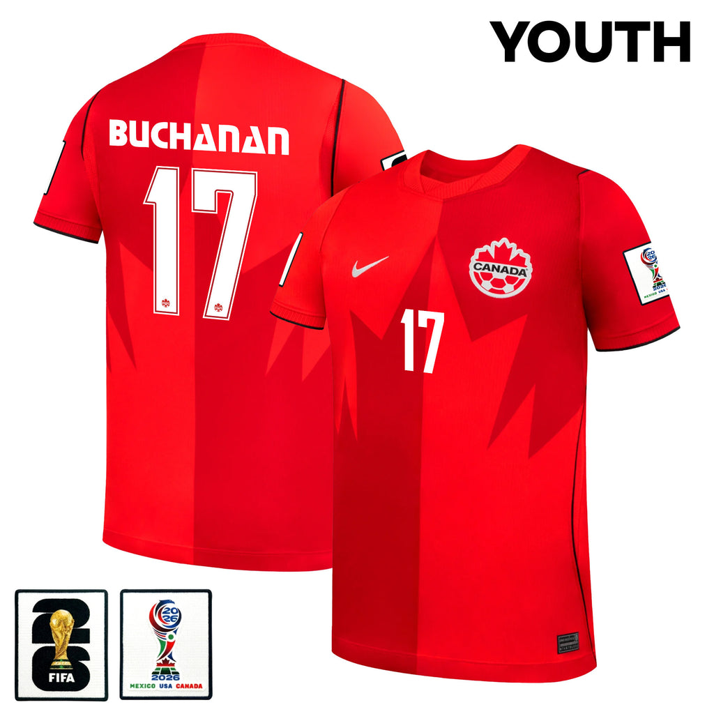 Kadeisha Buchanan 17 Youth Canada National Team 2026 Home Jersey - Red