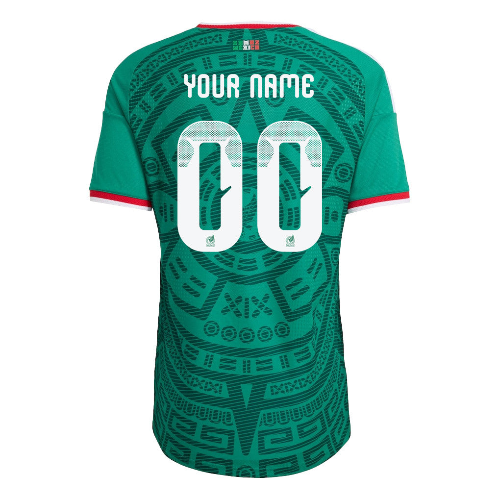 Mexico National Team 2026 Personalized Home Jersey - Green, Men