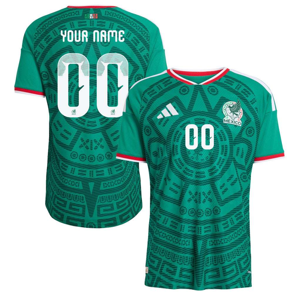 Mexico National Team 2026 Personalized Home Jersey - Green, Men