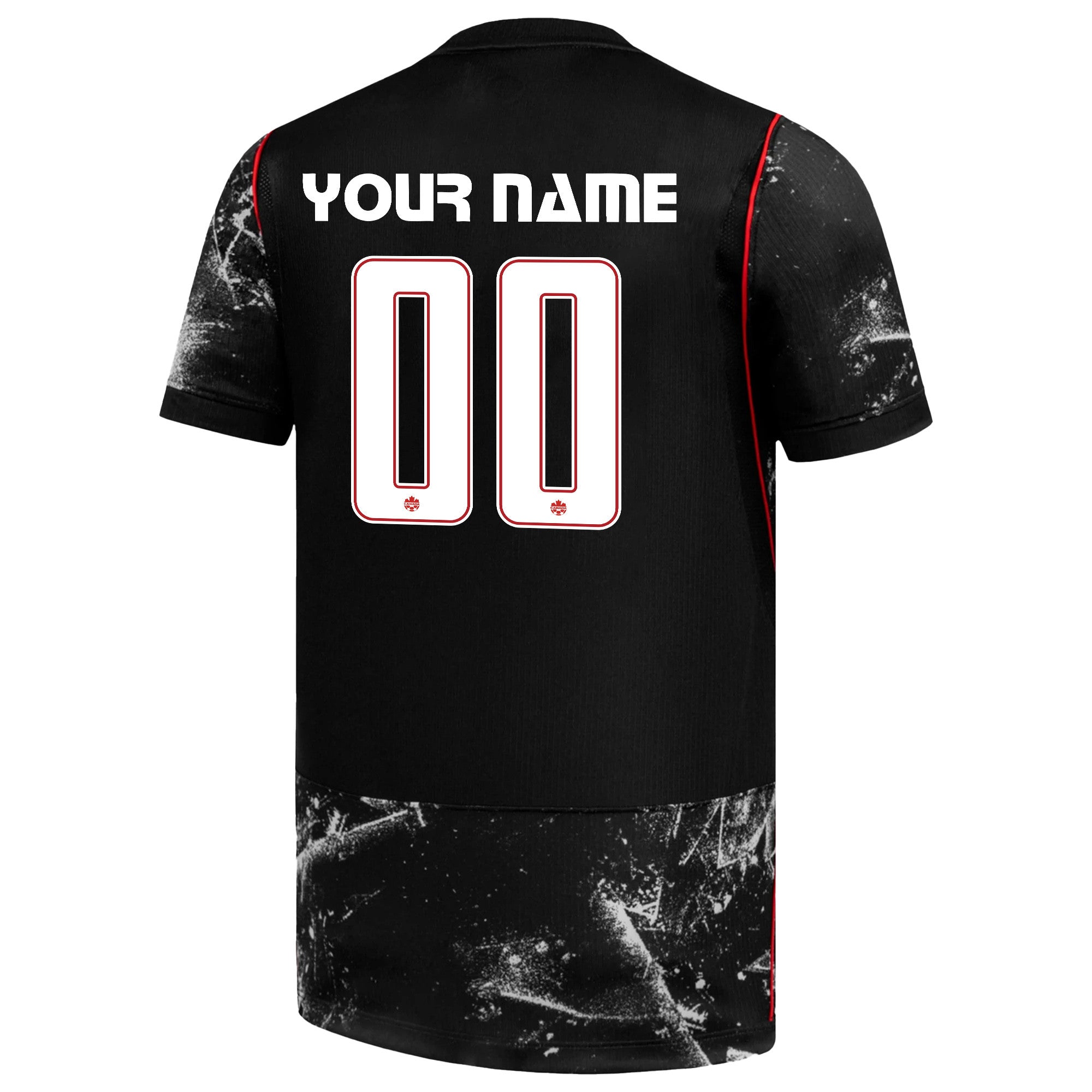 Canada National Team 2026 Youth Personalized Away Jersey - Black