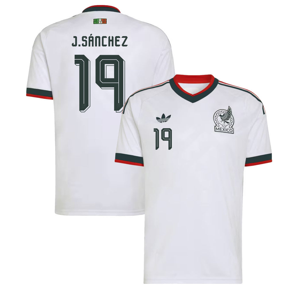 Jorge Sánchez 19 Mexico National Team 2026 Away Jersey - White, Men