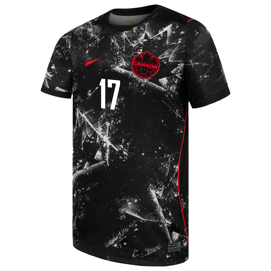 Kadeisha Buchanan 17 Youth Canada National Team 2026 Away Jersey - Black