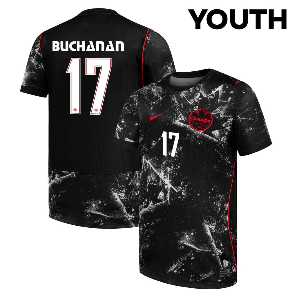 Kadeisha Buchanan 17 Youth Canada National Team 2026 Away Jersey - Black