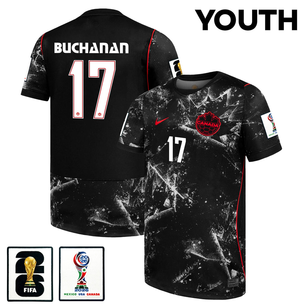 Kadeisha Buchanan 17 Youth Canada National Team 2026 Away Jersey - Black