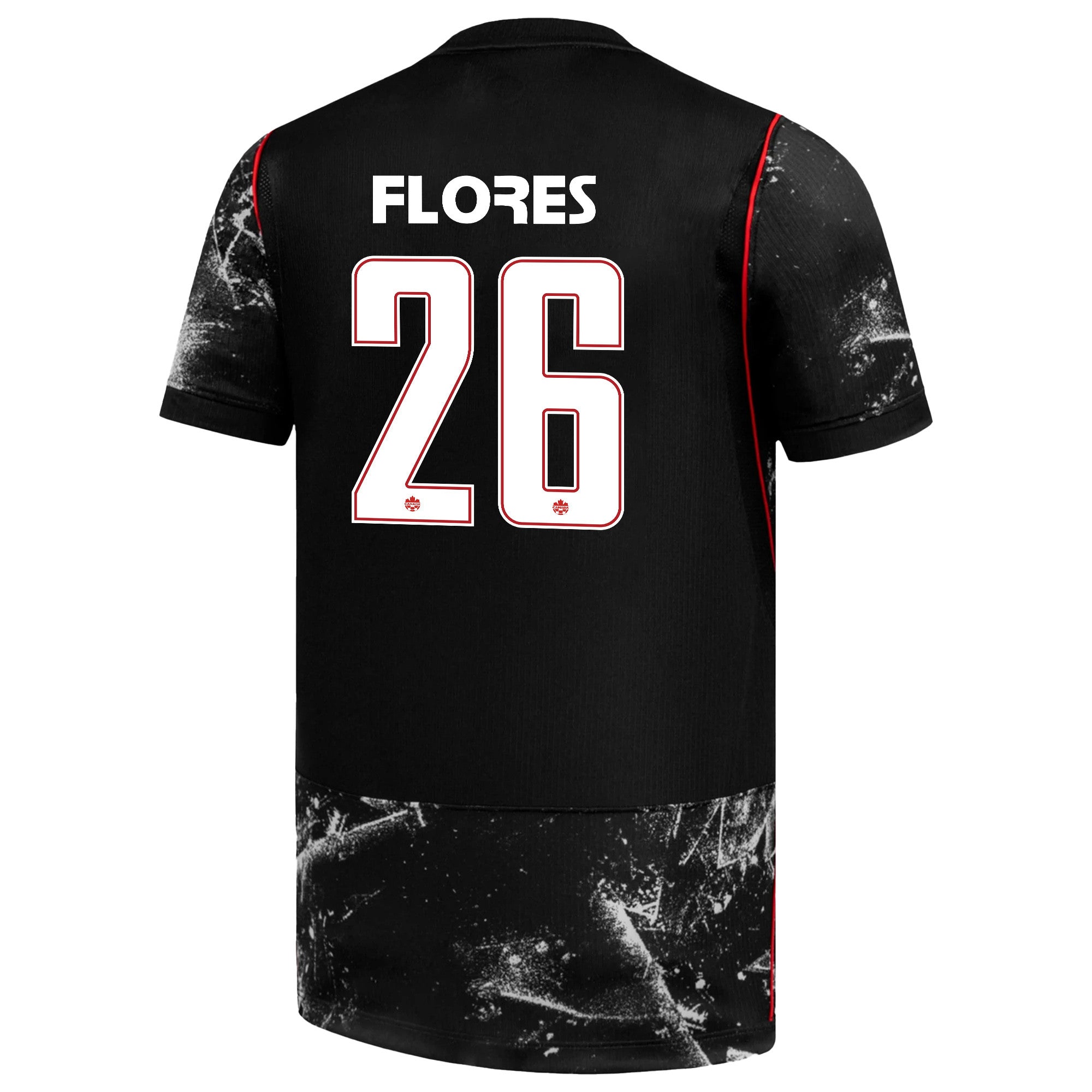 Marcelo Flores 26 Youth Canada National Team 2026 Away Jersey - Black
