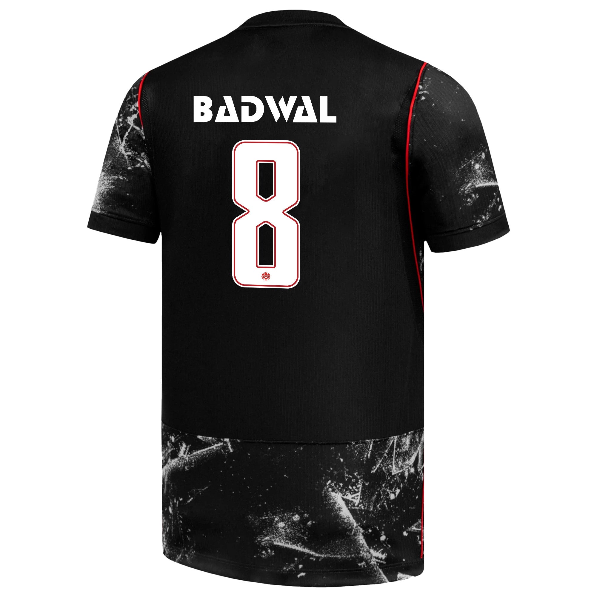 Jeevan Badwal 8 Youth Canada National Team 2026 Away Jersey - Black