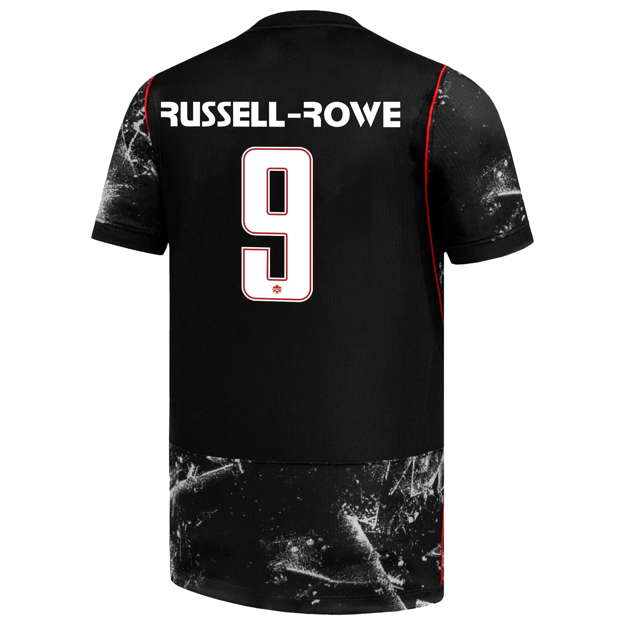 Jacen Russell-Rowe 9 Youth Canada National Team 2026 Away Jersey - Black
