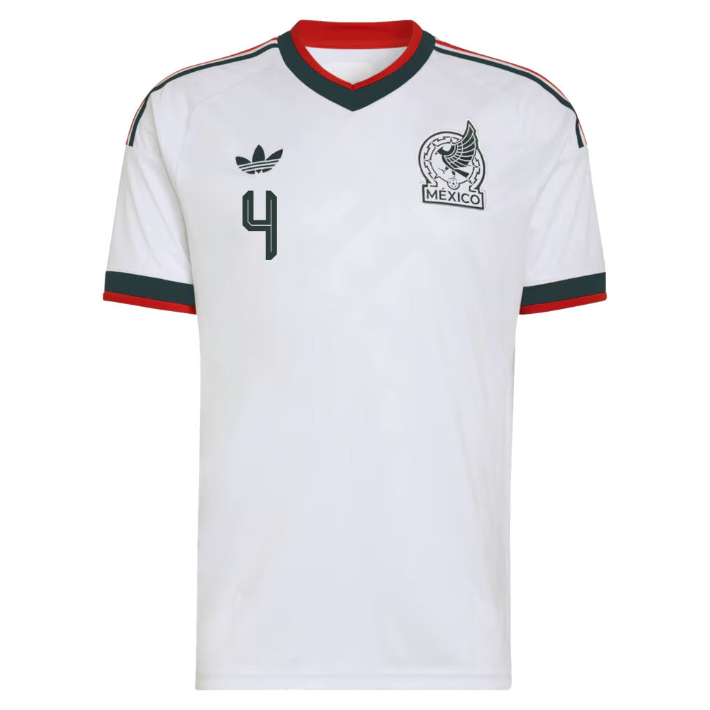 Edson Álvarez 4 Mexico National Team 2026 Away Jersey - White, Men