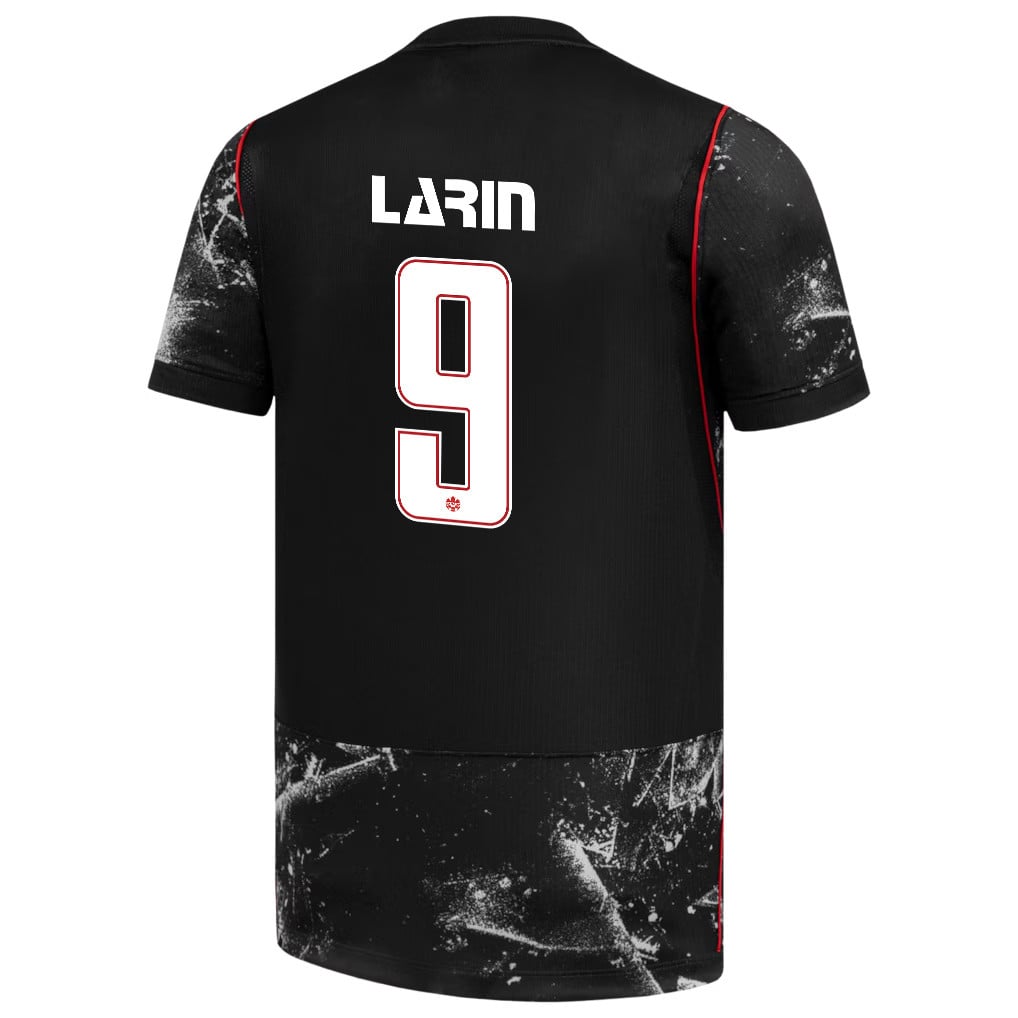 Cyle Larin 9 Canada National Team 2026 Away Jersey - Black, Men