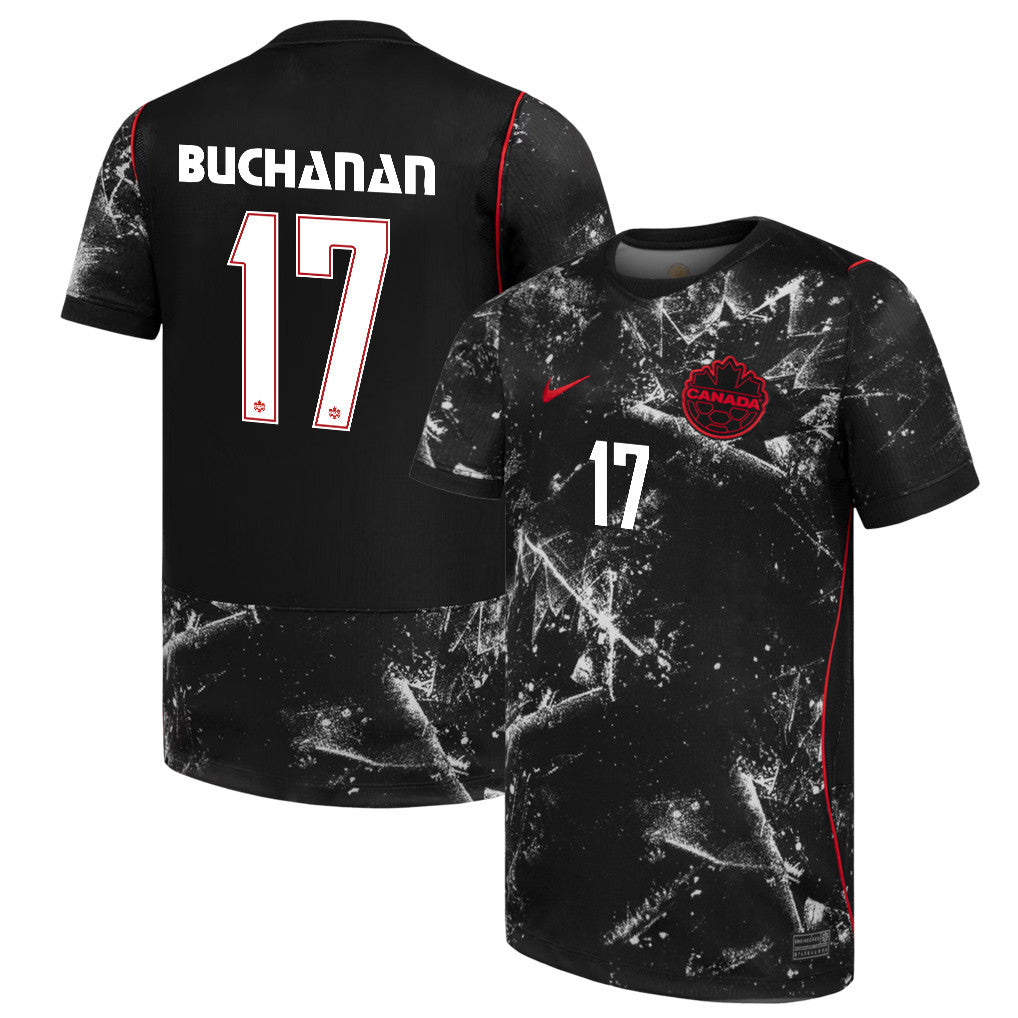 Kadeisha Buchanan 17 Canada National Team 2026 Away Jersey - Black, Men