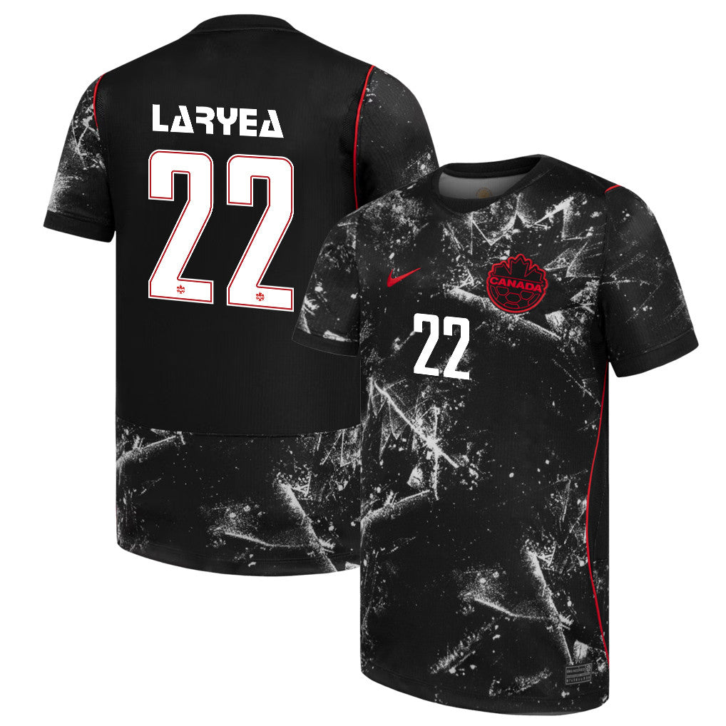 Richie Laryea 22 Canada National Team 2026 Away Jersey - Black, Men