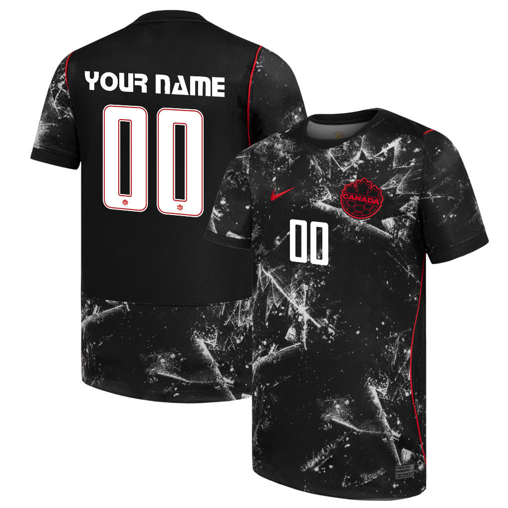 Canada National Team 2026 Away Jersey - Personalized - Black, Men