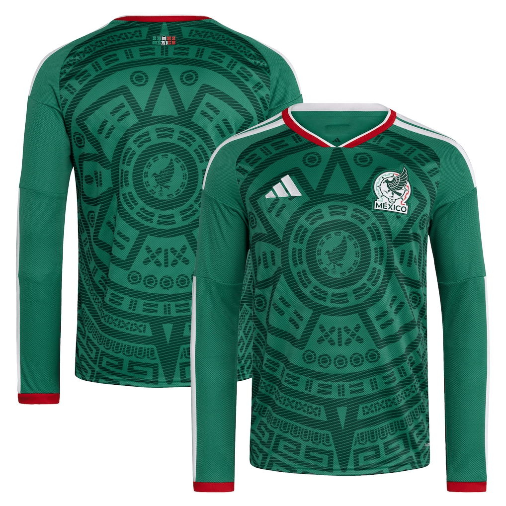 Mexico National Team 2026 Home Long Sleeve Jersey - Green