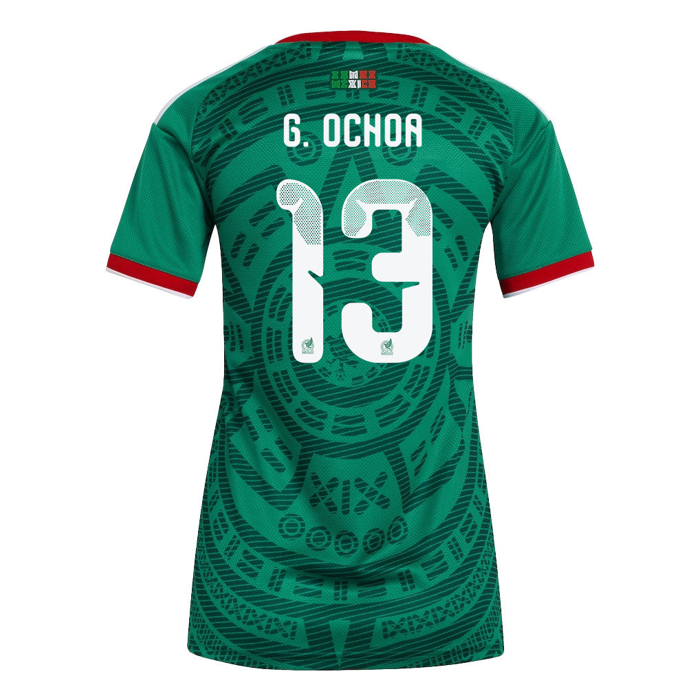 Guillermo Ochoa 13 Women's Mexico National Team 2026 Home Jersey - Green