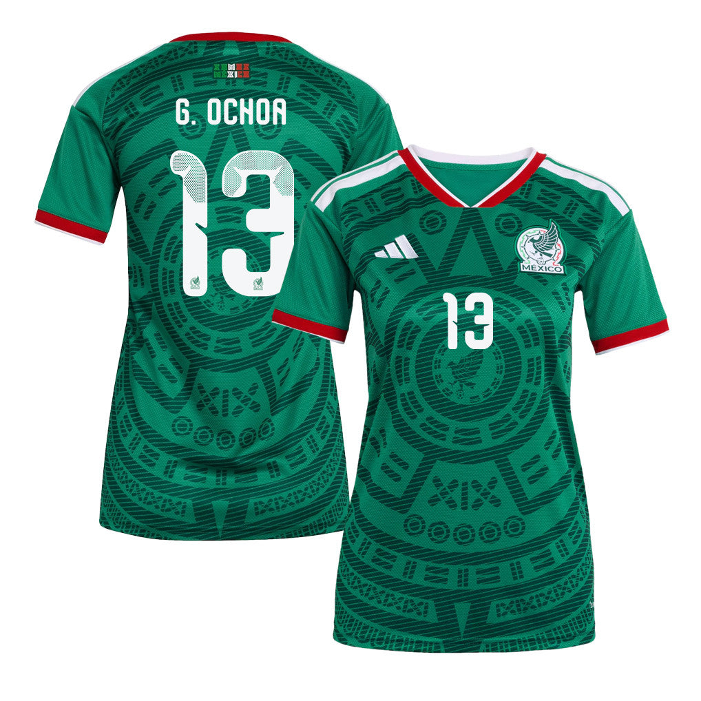Guillermo Ochoa 13 Women's Mexico National Team 2026 Home Jersey - Green