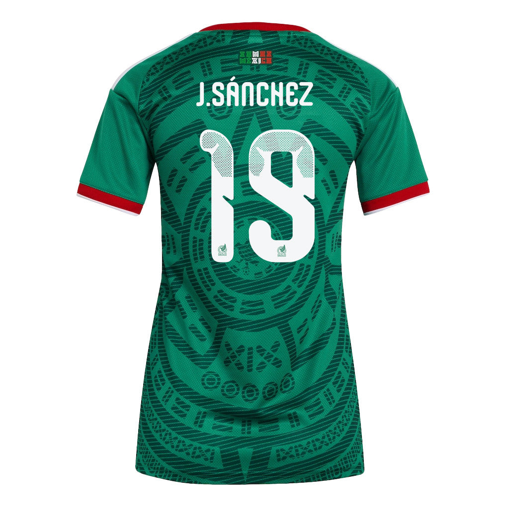 Jorge Sánchez 19 Women's Mexico National Team 2026 Home Jersey - Green