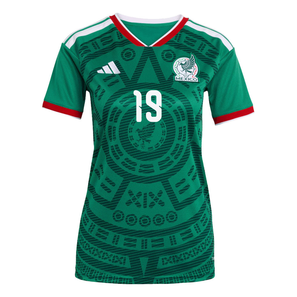Jorge Sánchez 19 Women's Mexico National Team 2026 Home Jersey - Green