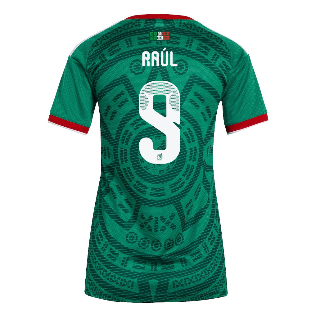 Raúl Jiménez 9 Women's Mexico National Team 2026 Home Jersey - Green