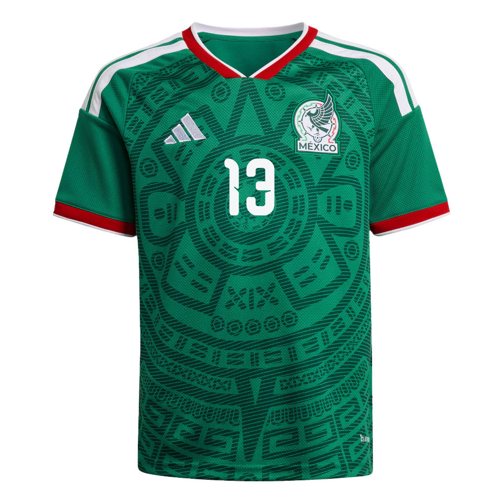 Guillermo Ochoa 13 Youth Mexico National Team 2026 Home Jersey - Green