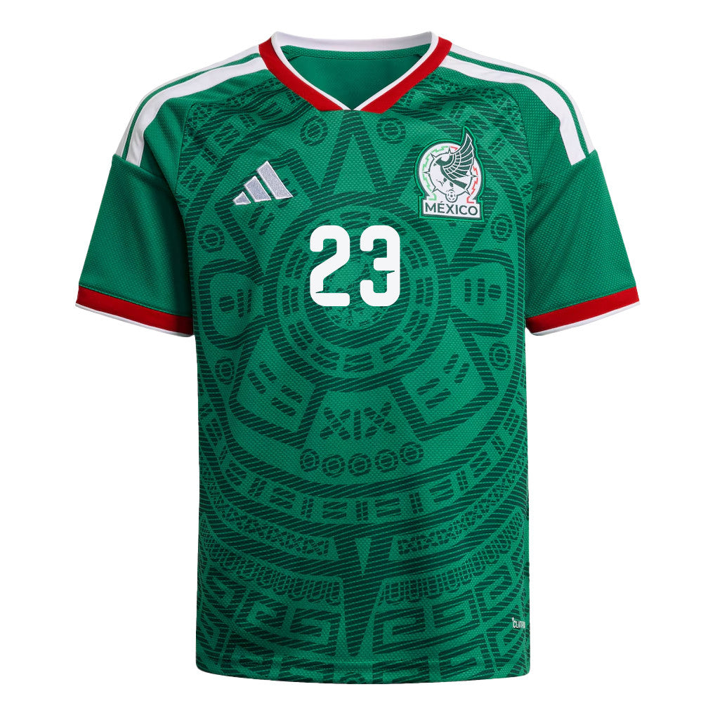 Jesús Gallardo 23 Youth Mexico National Team 2026 Home Jersey - Green