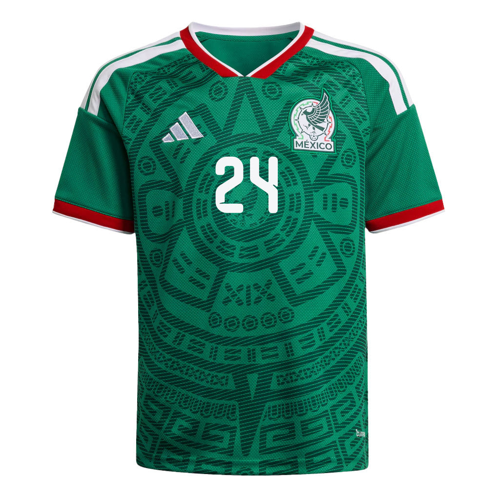 Brian Gutiérrez 24 Youth Mexico National Team 2026 Home Jersey - Green