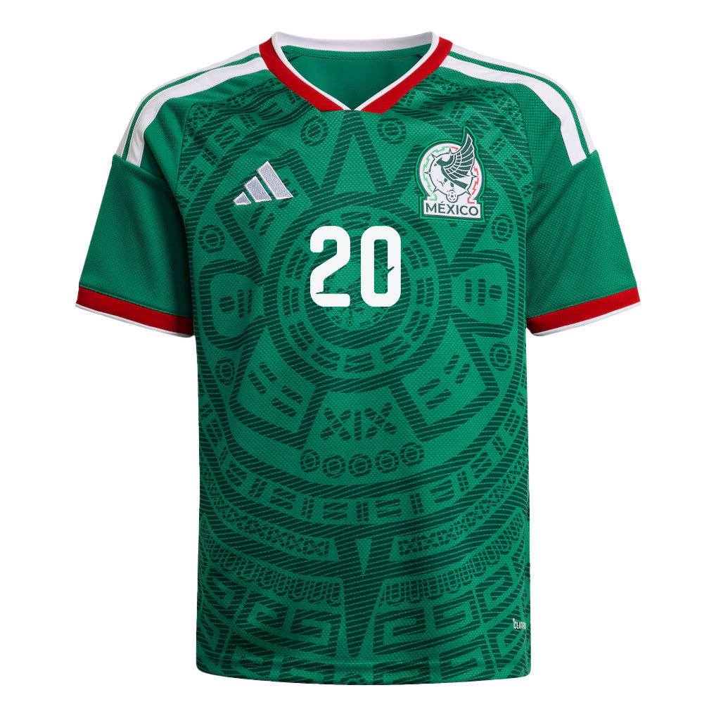 Henry Martín 20 Youth Mexico National Team 2026 Home Jersey - Green