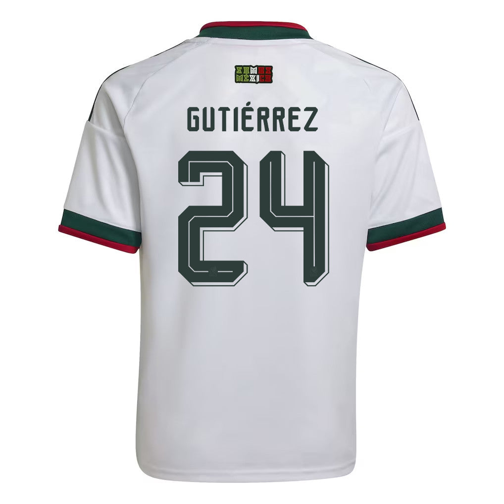 Brian Gutiérrez 24 Youth Mexico National Team 2026 Away Jersey - White