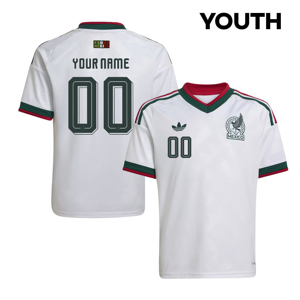 Mexico National Team 2026 Youth Away Jersey - White