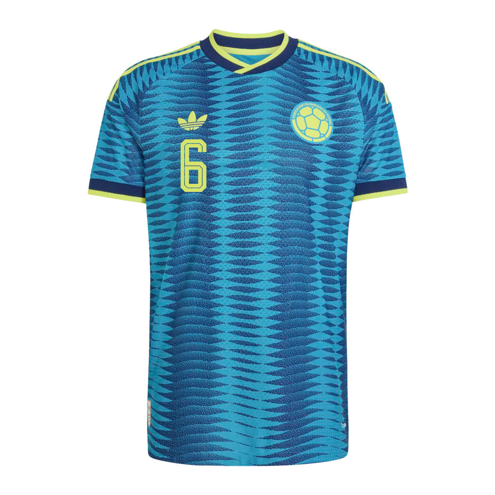 Richard Ríos 6 Colombia National Team 2026 Away Jersey - Turquoise, Men